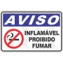 Inflamável. Proibido fumar. 